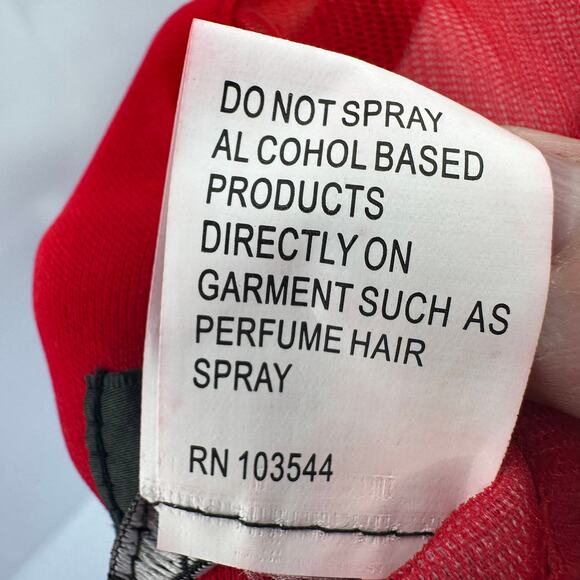 La Femme Prom Dress 6 Red Sleeveless Formal Gown Front Slit Side Zip Open Back - Picture 14 of 14